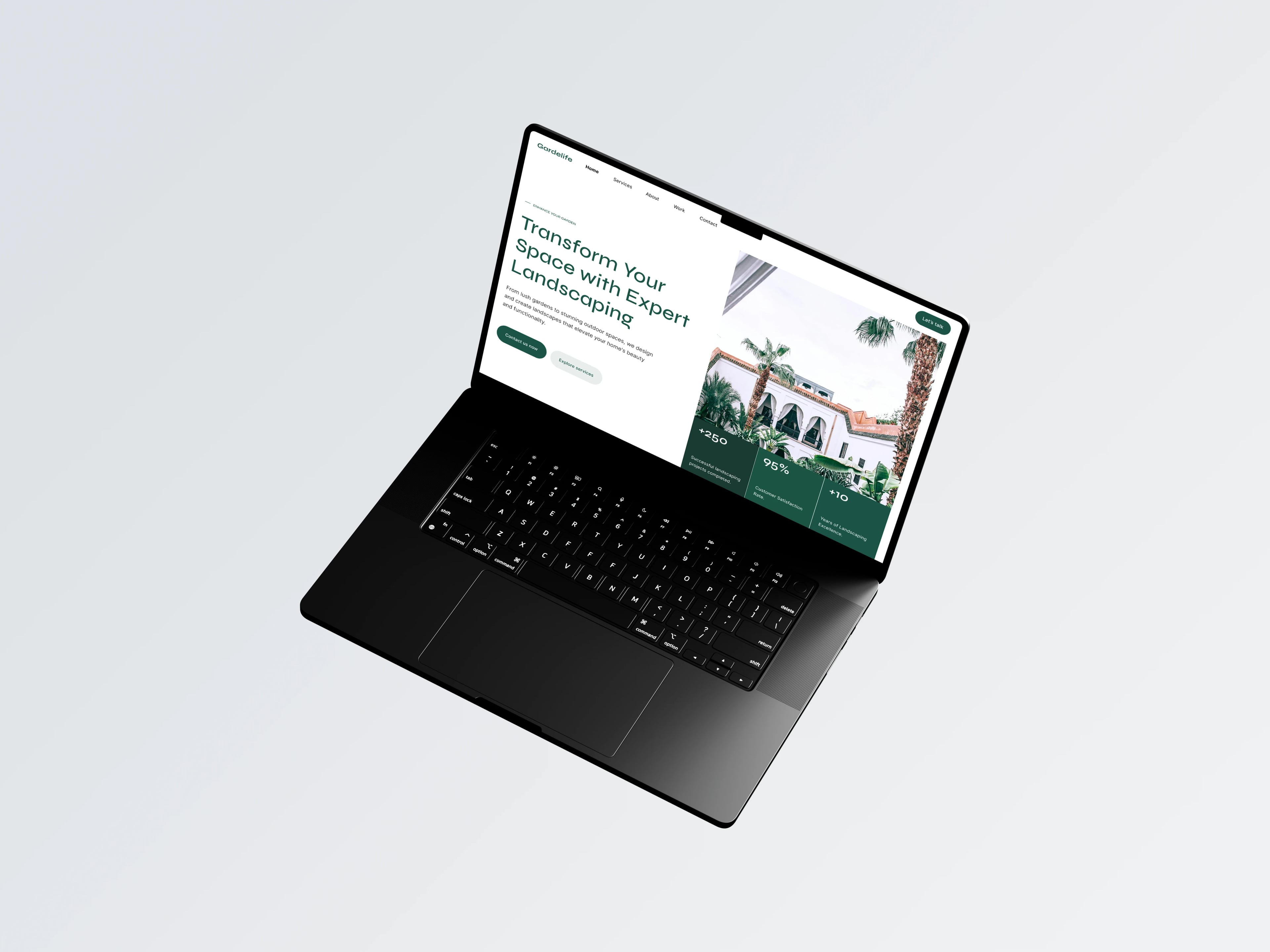 Minimalist site for Gardenlife by freelance web designer Hamza Elbohdidi — built for smooth, distraction-free browsing with React and Tailwind CSS.